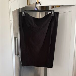 Black Stretch Pencil Skirt